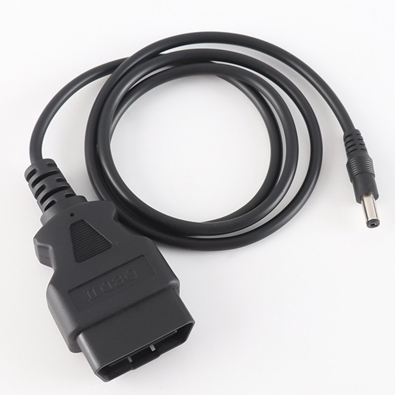 Automotive OBD 2 16Pin to DC power cord Automotive diagnostic connector OBD 16 pin male interface