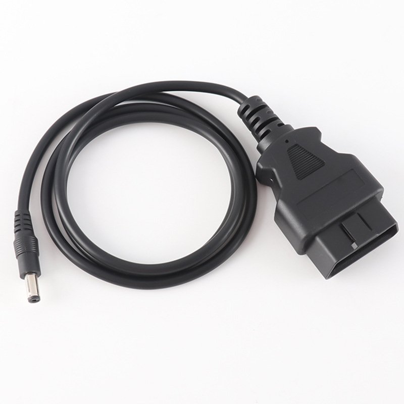 Automotive OBD 2 16Pin to DC power cord Automotive diagnostic connector OBD 16 pin male interface