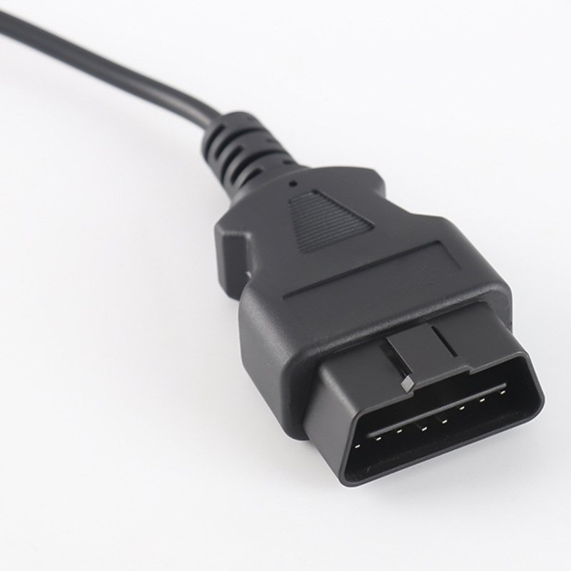 Automotive OBD 2 16Pin to DC power cord Automotive diagnostic connector OBD 16 pin male interface