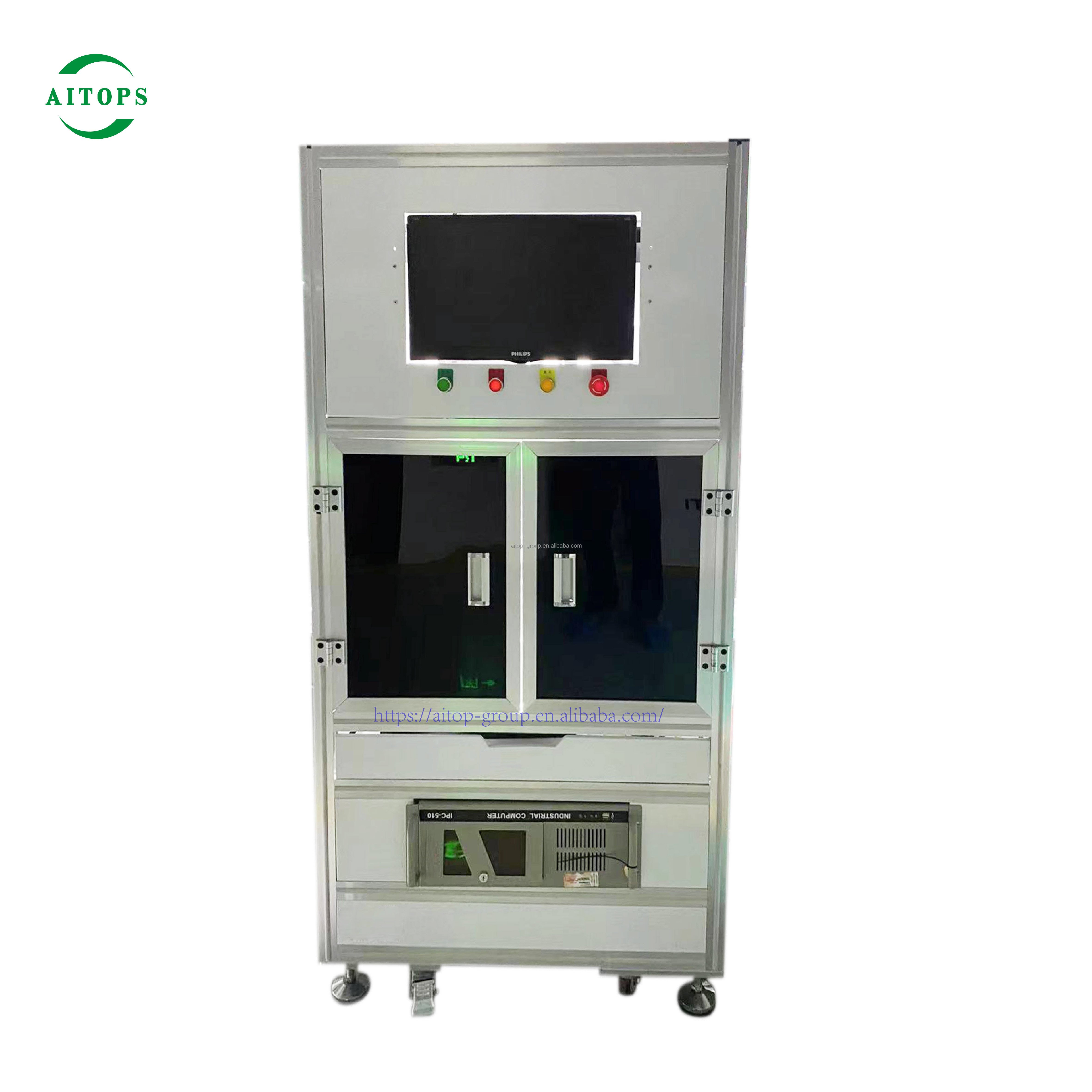 AITOPS CCD POSITIVE NEGATIVE tester Battery cell Pack CCD Tester Visual Inspection Testing Machine Polarity Inspection Machine
