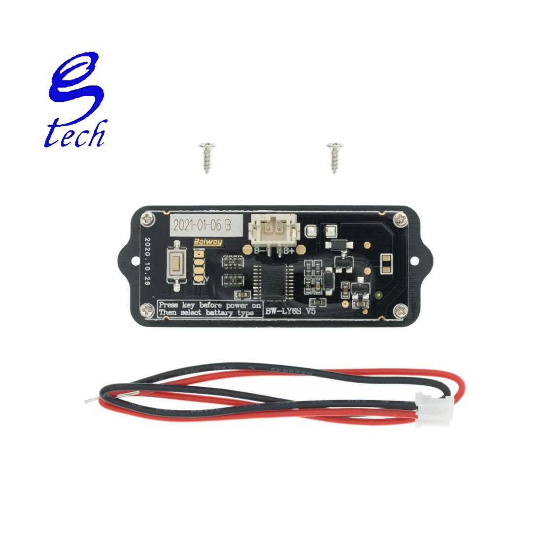 Lead Acid Battery Capacity Indicator Blue/Green 12V LY6W LCD Digit Display Meter Lithium Battery Power Detector Tester Voltmeter