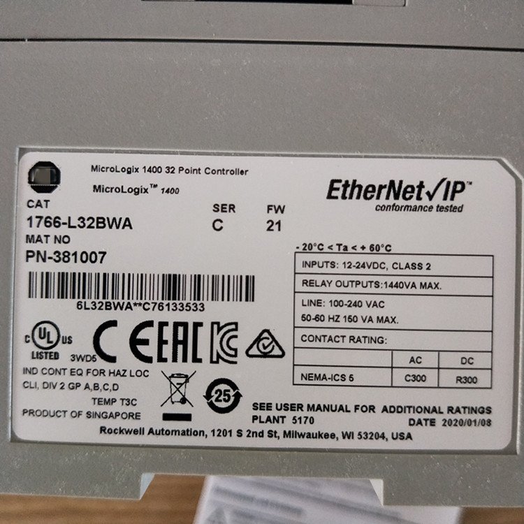 100% Original 1766-L32BWA PLC Module Controller & PAC Dedicated Controllers Make Offers