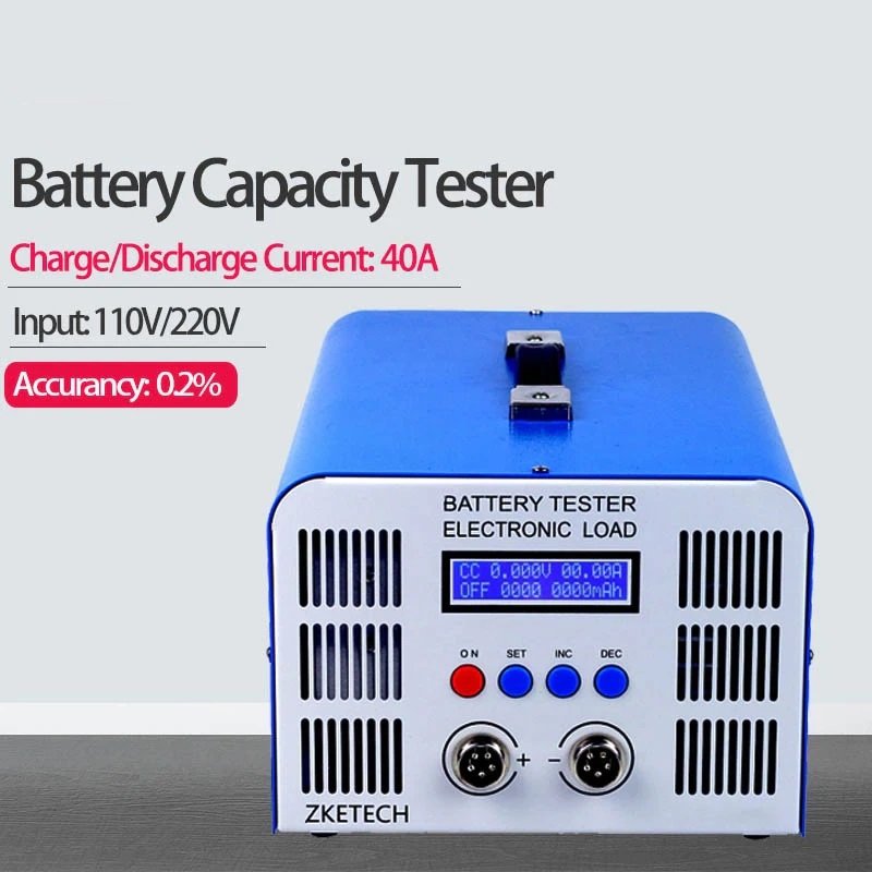 EBC A40L 40A lifepo4 battery tester AC 220V EU US plus support capacity voltage internal resistance testing for lithium battery