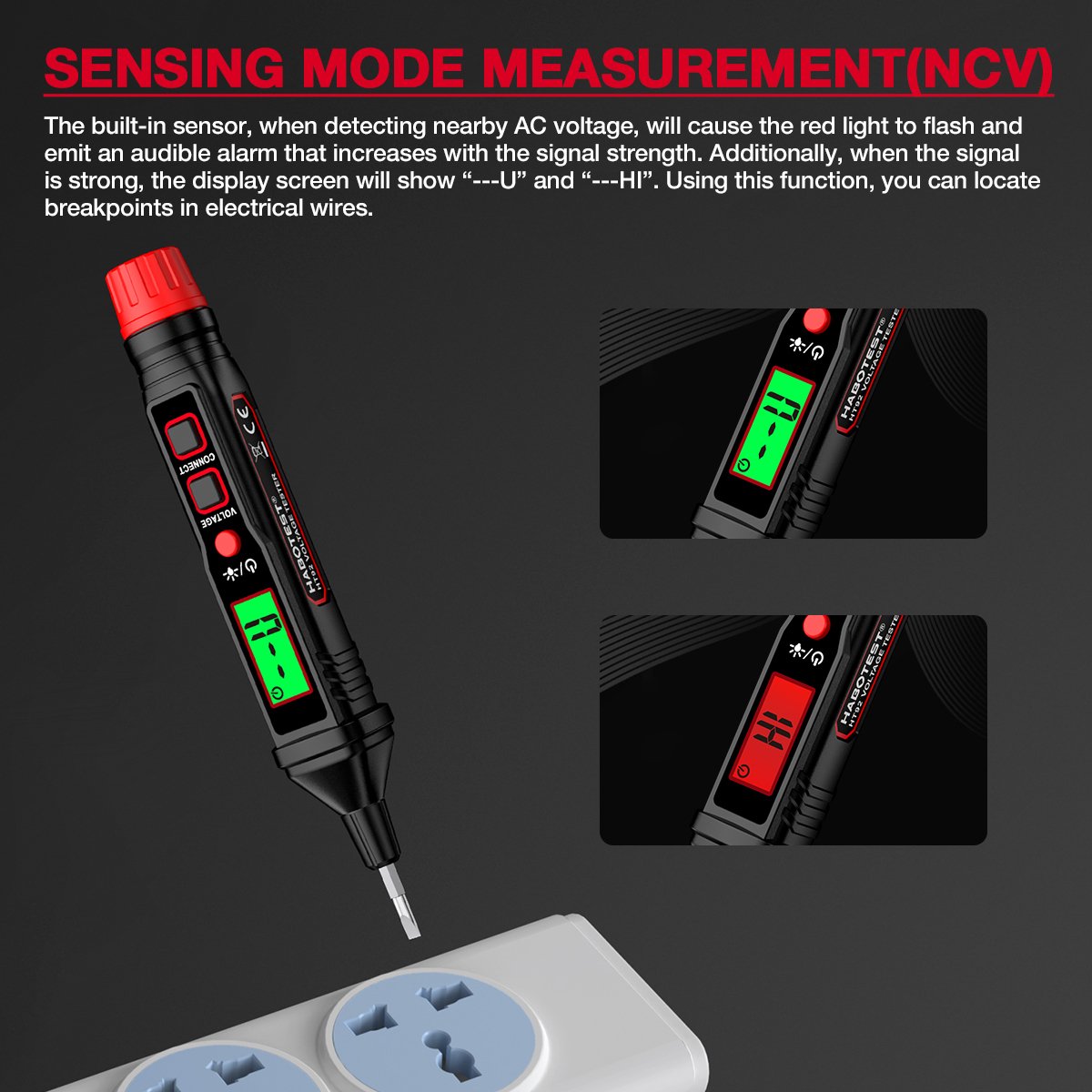 Best electric test wire equipment AC voltage detector tester pen electrical circuit break battery checker with screwdriver HT92