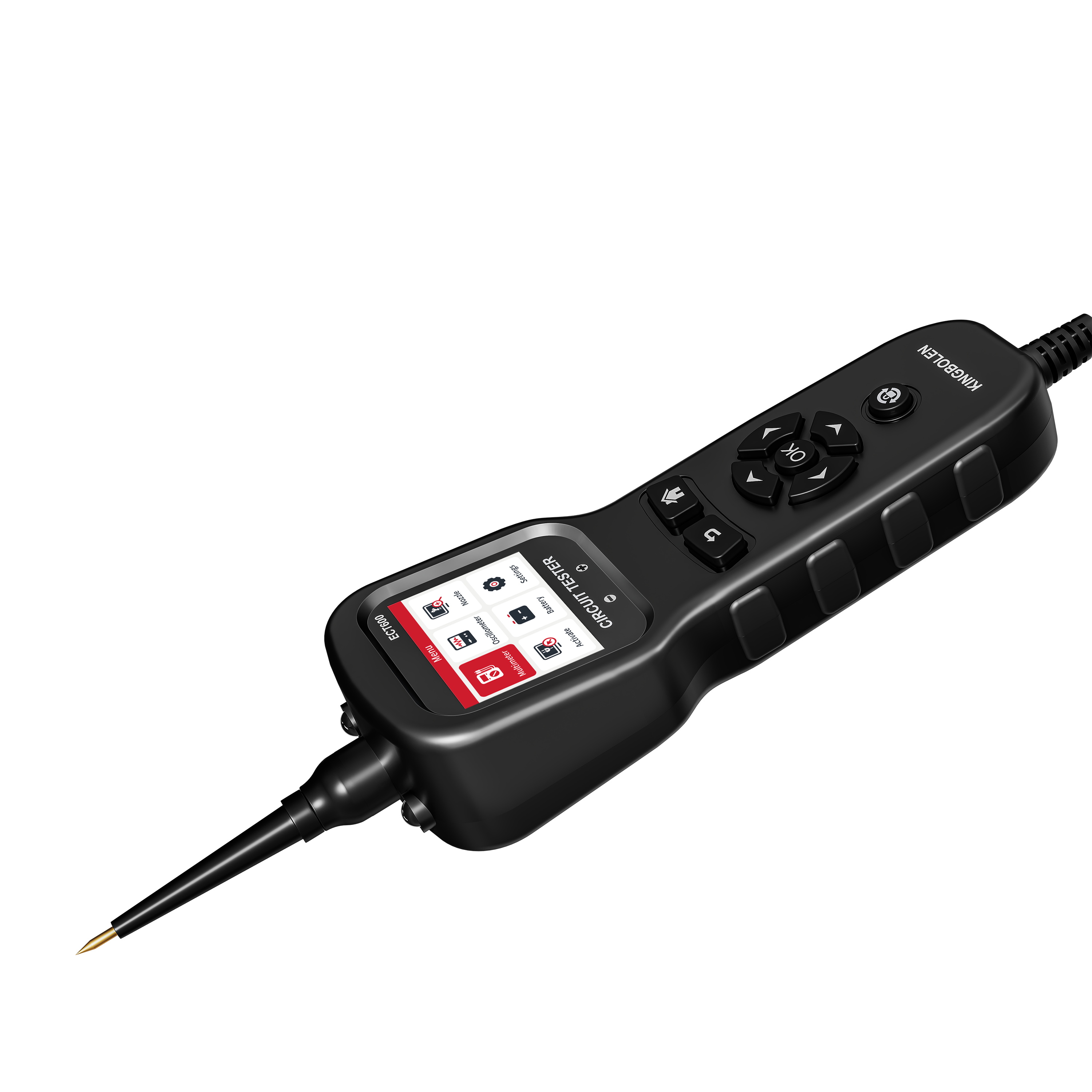 Kingbolen ECT600 Automotive Power Circuit Tester 12V 24V Car Test Light Electrical Diagnostic Tool Master Kit