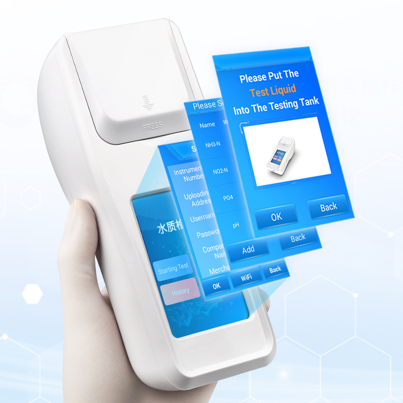 cyanuric acid residual chlorine analyzer tester pool water quality rapid measuring instrument portable water testing kit