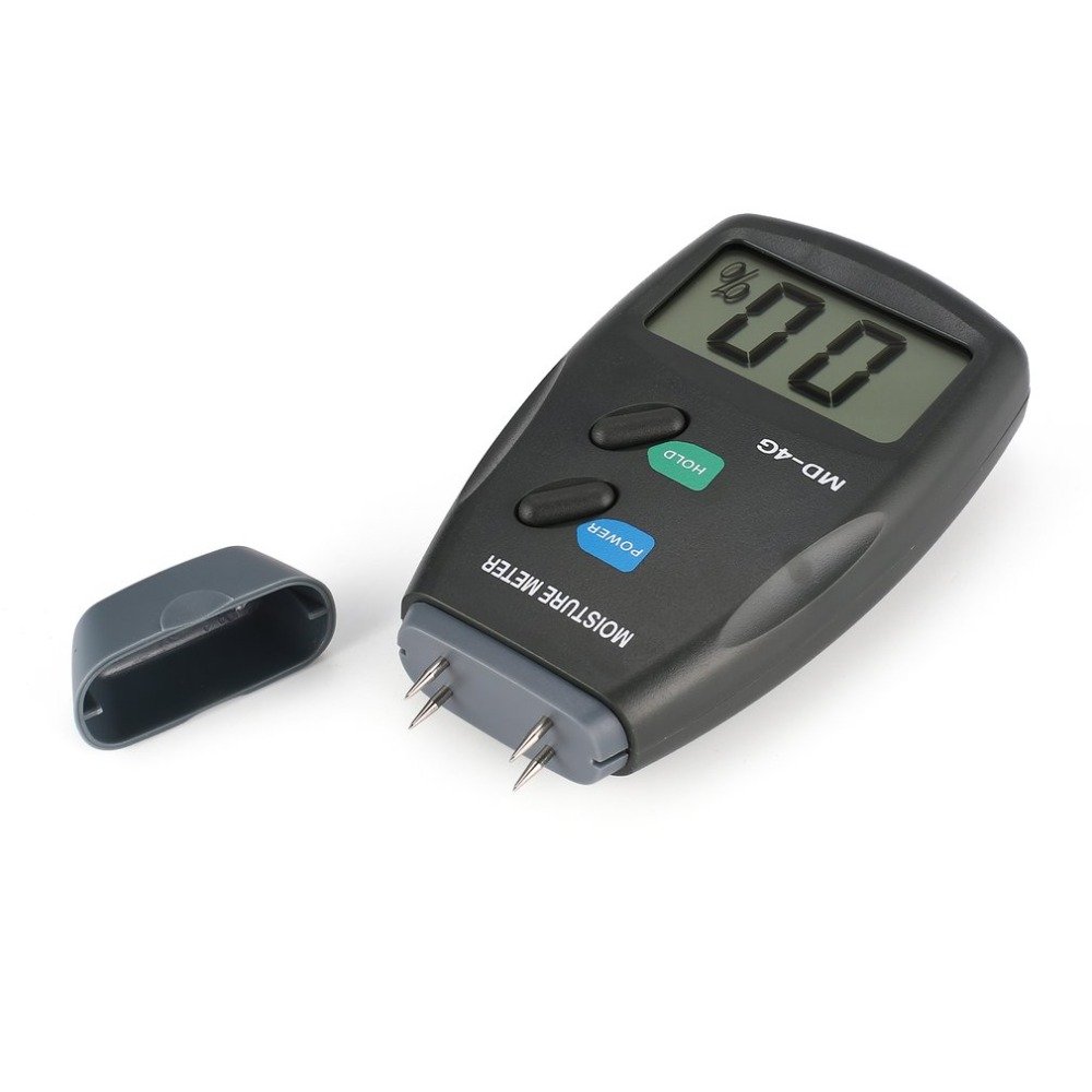MD-4G Factory Supply Wood Humidity Tester Timber Damp Detector Tree Moisture Meter with Large LCD Display