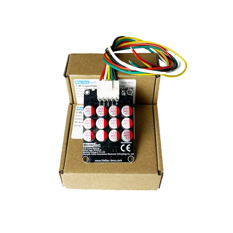 Heltec 3S 4S 5A active balancer voltage tester display for lipo/lifepo4/LTO show the battery condition in real-time
