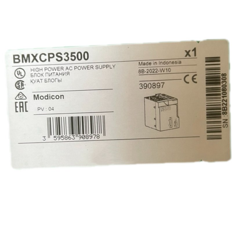 PLC X80 Supplied Original BMXCPS3500 PLC PAC & Dedicated Controllers High-power power supply