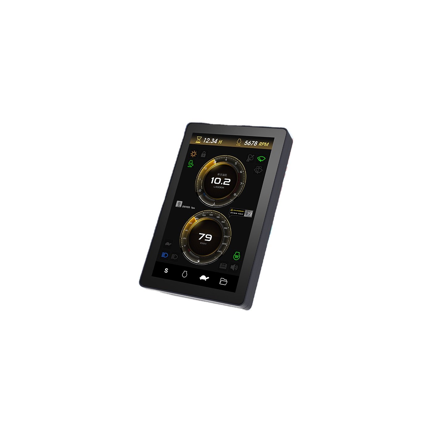 High Quantity Keyboard Industrial Wholesale 7 Inches Lcd Instrument Panel Excavator Digital Display