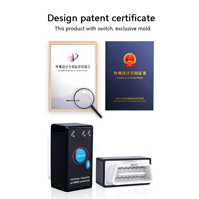 Switching Bluetooth 5.1 PIC25K80 chip v1.5 Automotive detector elm327