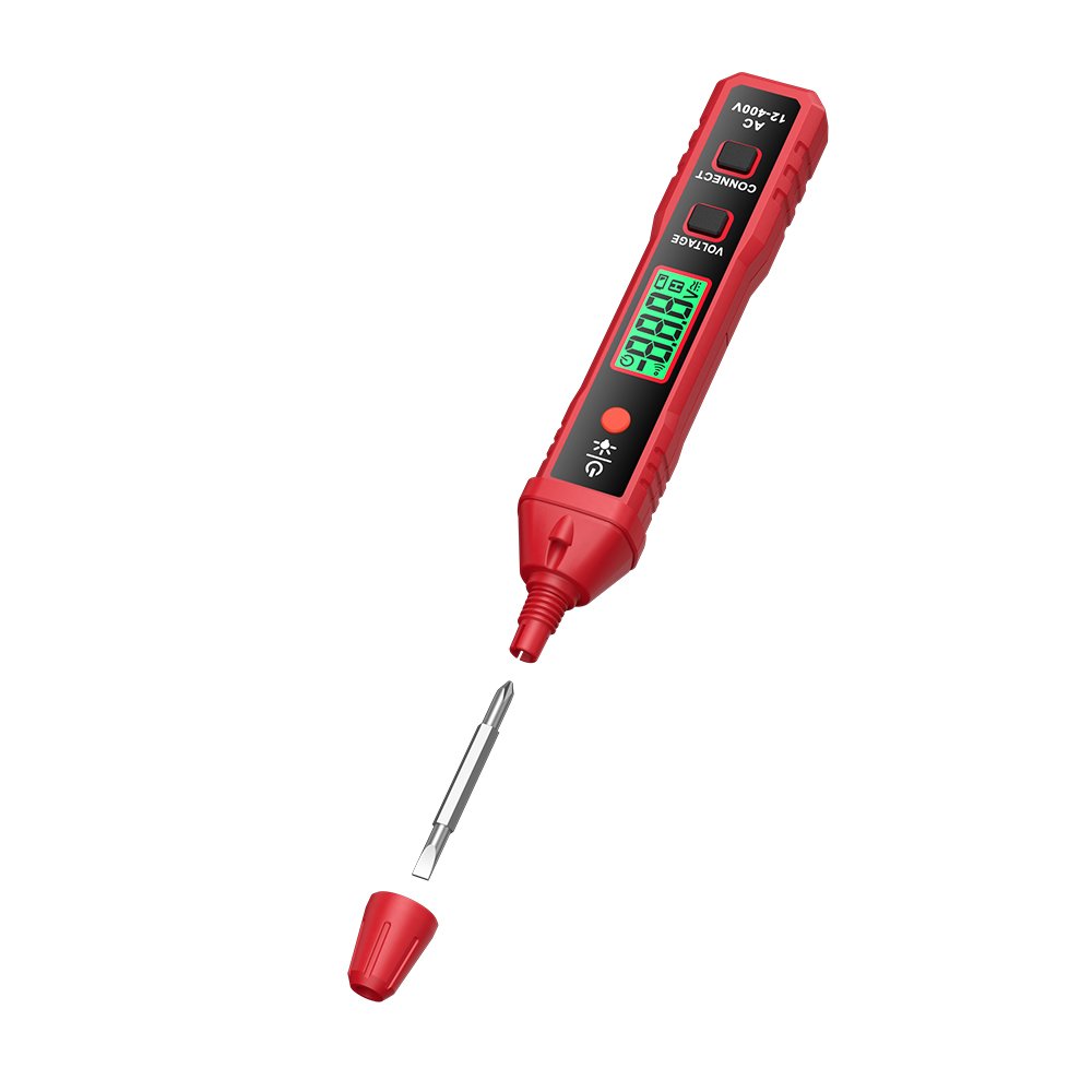 HABOTEST Best Non Contact Electrical Live Wire Breakdown Point Locator Checker Indicator AC Voltage Tester Pen with Screwdriver
