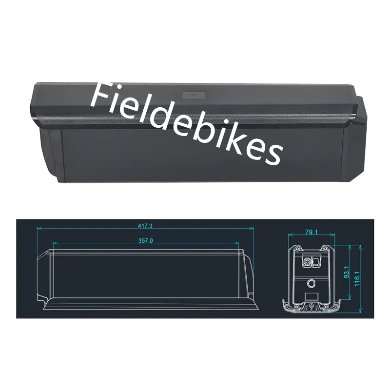 48V ebike battery bafang BTF311 downtube battery 48v 17.5ah ebike frame battery with 3A charger
