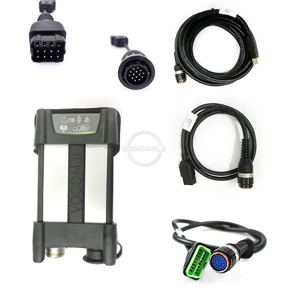 For Volvo Vocom II 88894000+V2.8.150 PTT dev2 VOCOM 2 Impact for volvo truck excavator loader diagnostic tool+ CF19 laptop