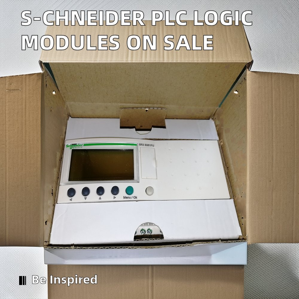 S-chneider SR3B261FU SR3B261BD SR3XT141BD PLC Programmable Control Logic Module RS485 Communication Interface Sale Logo Warranty
