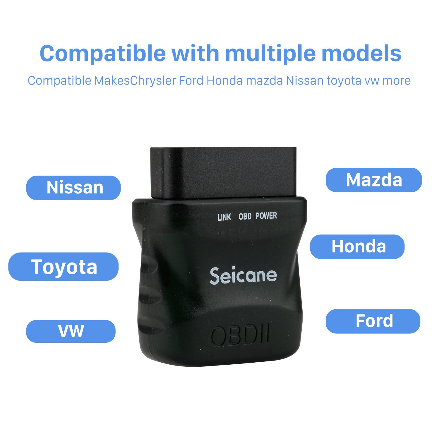 Seicane-Newest Super Mini V1.5 ELM327 OBD OBD2 ELM327 Interface Auto Car Scanner Diagnostic Tool