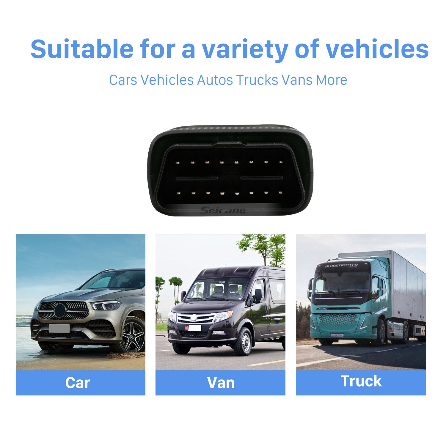 Seicane-Newest Super Mini V1.5 ELM327 OBD OBD2 ELM327 Interface Auto Car Scanner Diagnostic Tool