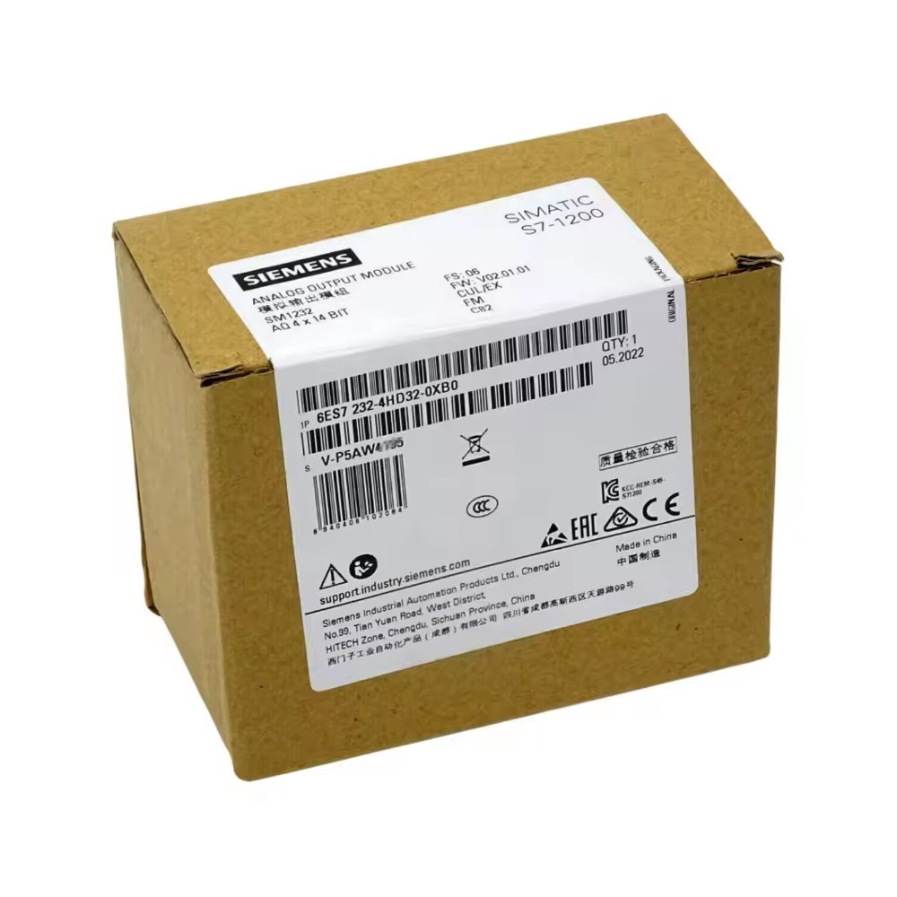 SIMATIC S7-1200, analog output 6ES7232-4HD32-0XB0 plc pac & dedicated controllers for plc controller module new and original