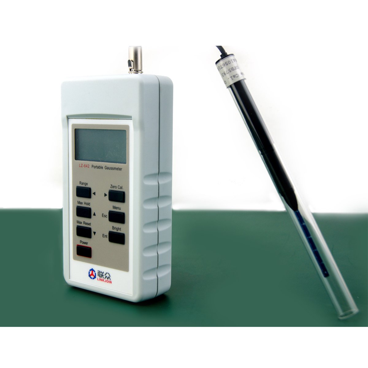 LINKJOIN LZ-642 portable teslameter sensor effect hall gauss tester gauss meter manufacture trade assurance supplier
