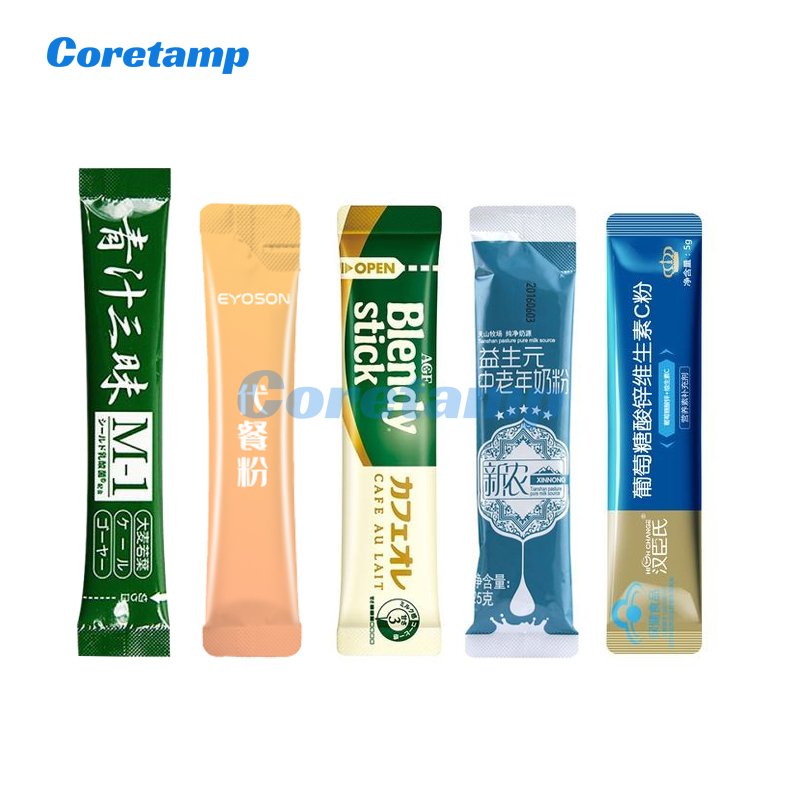 Multi lane protein powder stick machine pack
