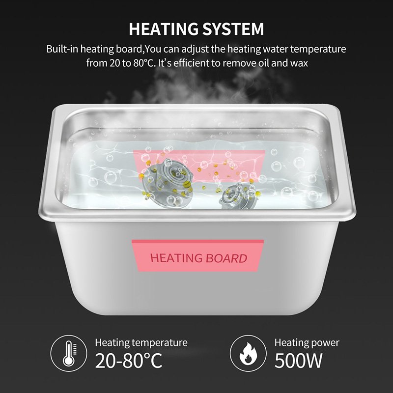 FD-080S Ultrasonic cleaning equipment FD-080S 22L 300W Denture Ultrasonic Lens Cleaner Household Ultrasonic Cleaners