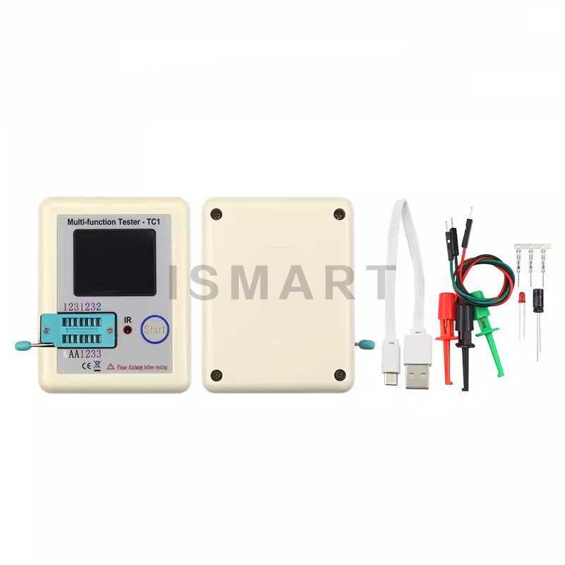 Transistor Tester TFT Diode Triode Capacitance Meter LCR ESR Meter NPN PNP MOSFET IR Multifunction Tester Multimeter