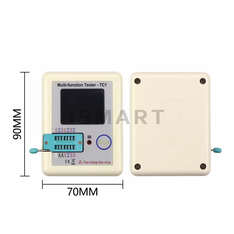 Transistor Tester TFT Diode Triode Capacitance Meter LCR ESR Meter NPN PNP MOSFET IR Multifunction Tester Multimeter