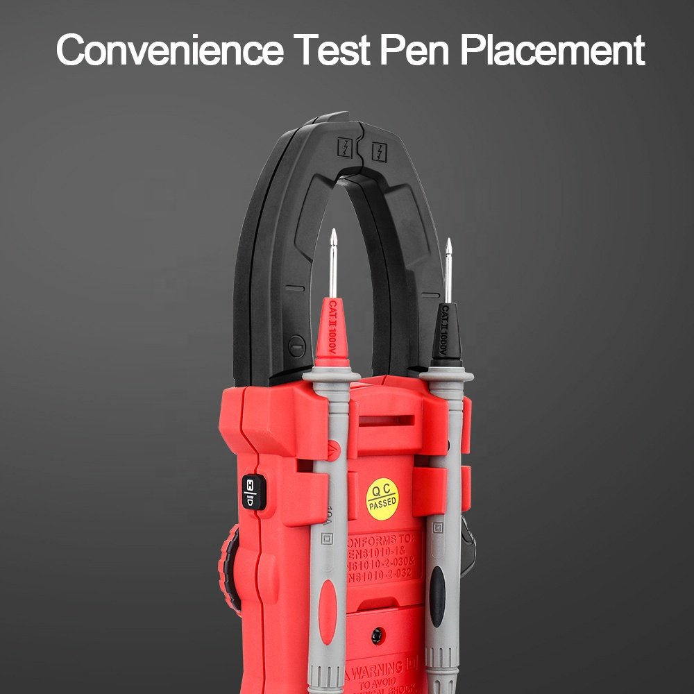GVDA Professional 6000 Counts Digital AC DC Clamp Meter True RMS Inrush Current tester VFD Multimeter with Auto manual ranging