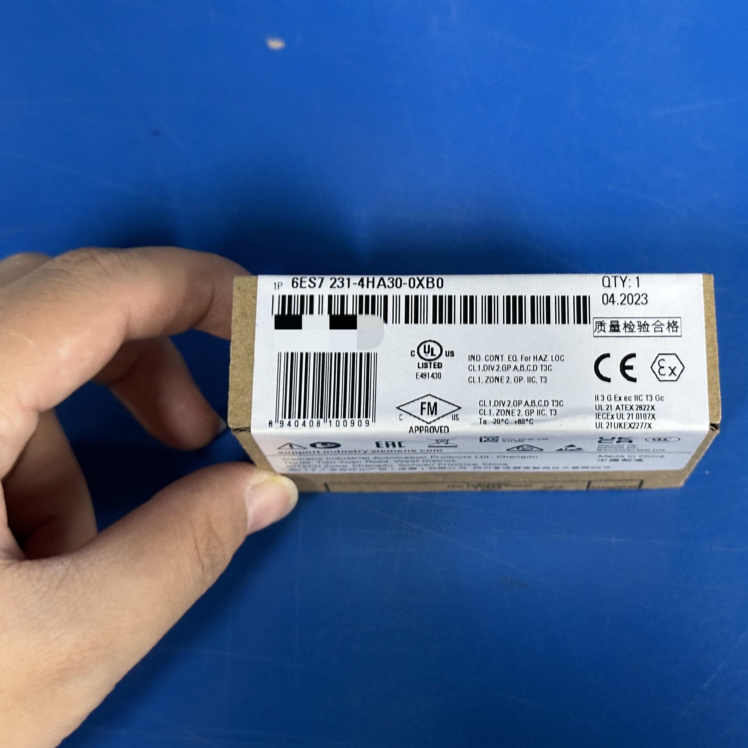Siemens Original SIMATIC S7-1200 Analog Input Module SB 1231 1 AI 6ES7231-4HA30-0XB0 for PLC PAC & Dedicated Controllers
