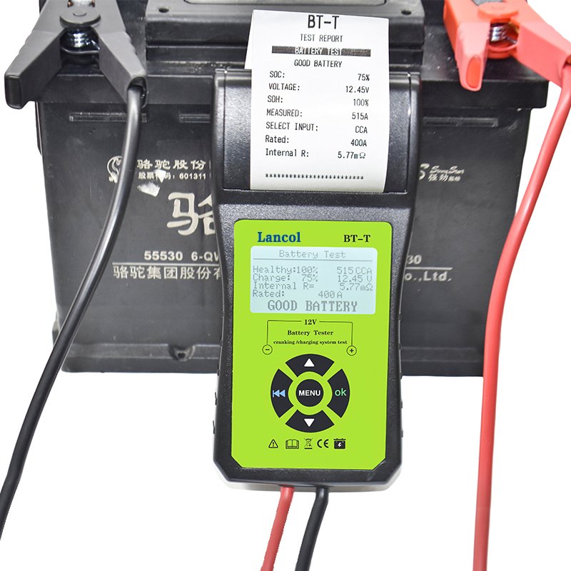 2023 NEW Lancol factory BT-T 12V 24V CCA Car Battery tester With printer Auto repair tools