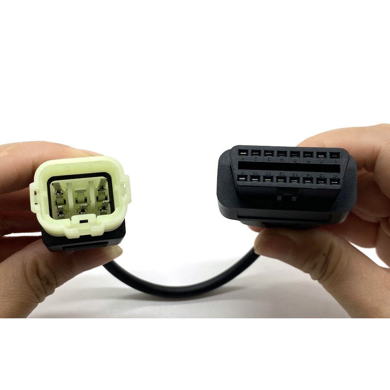 EFI conversion kit motorcycle locomotive detection adapter 6pin OBD 2 for Kawasaki