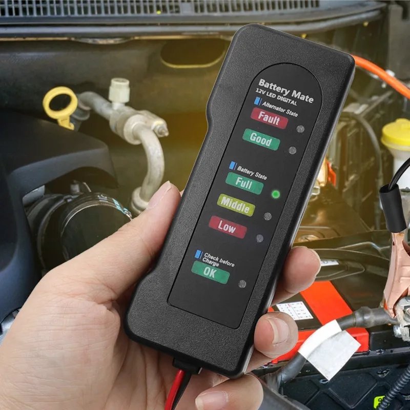 BT-170 12V Car Battery Tester Motorcycle Tester Fault Detector Car Diagnostic Tools