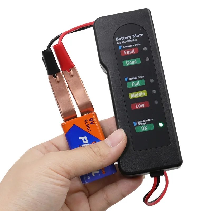 BT-170 12V Car Battery Tester Motorcycle Tester Fault Detector Car Diagnostic Tools