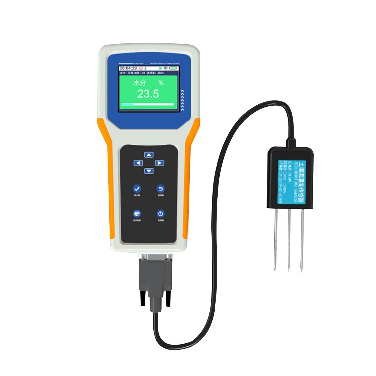 Renke LCD display soil temperature moisture EC PH measure iot portable soil nutrient tester