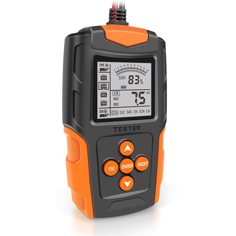 Automobile battery tester 12V24V battery tester CCA internal resistance tester motorcycle battery analyzer