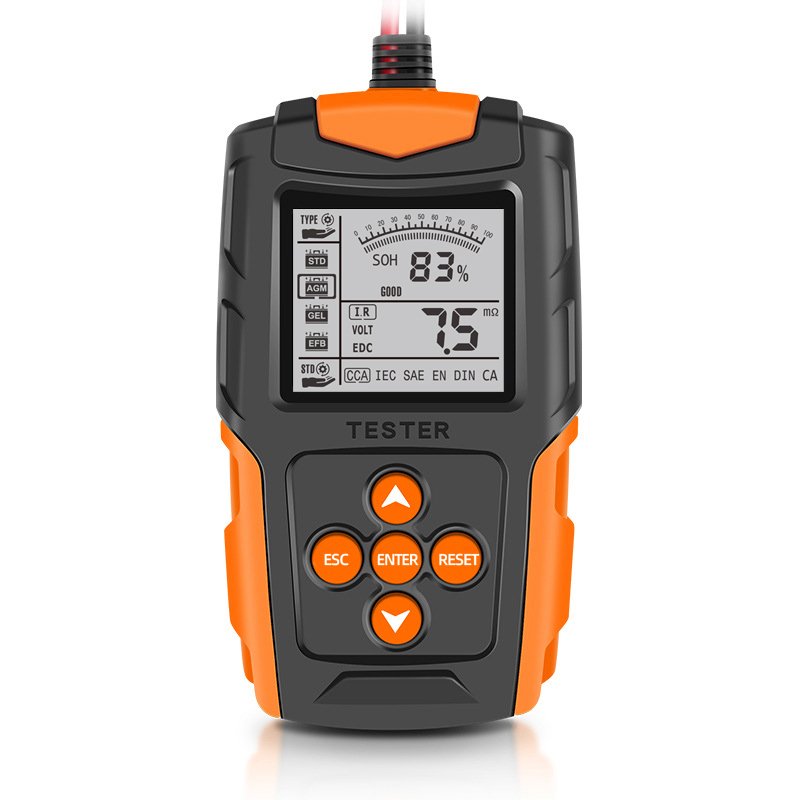Automobile battery tester 12V24V battery tester CCA internal resistance tester motorcycle battery analyzer
