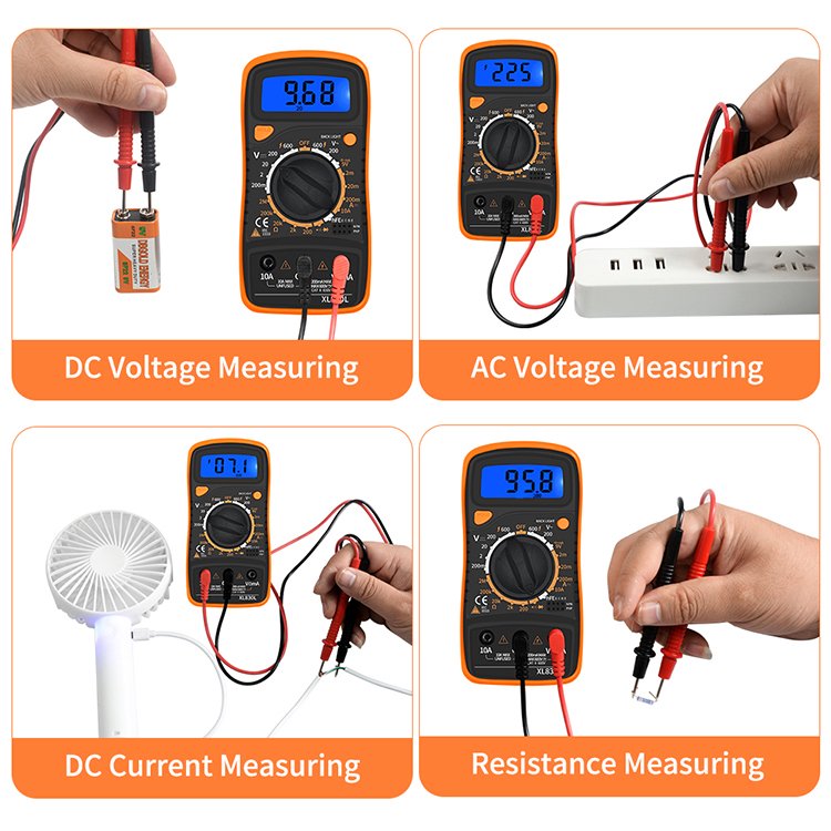 Low Price Digital Multimeter with LCD Display AC DC Voltmeter Ammeter Ohm Volt Tester Multimetro