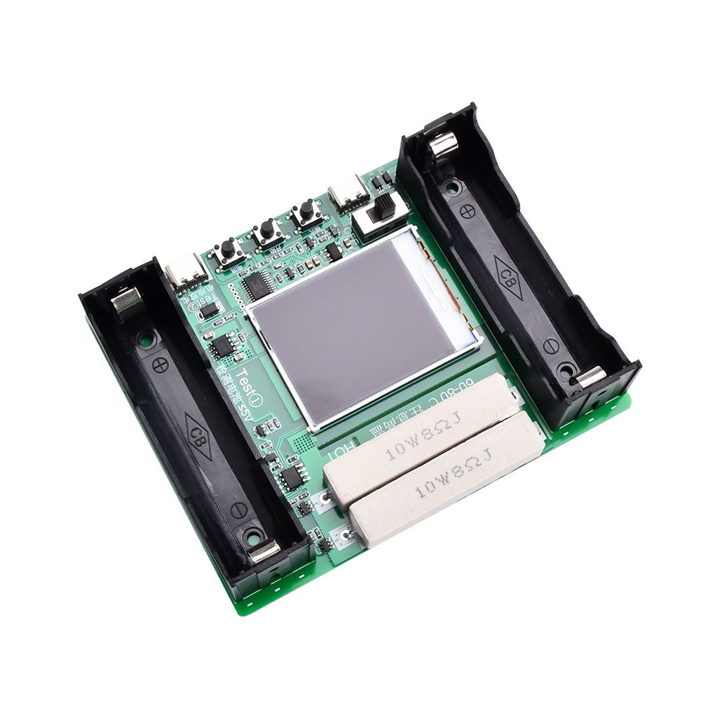18650 Lithium Battery Capacity Tester Module MAh MWh Digital Battery Power Detector Module 18650 Battery Tester Type-C