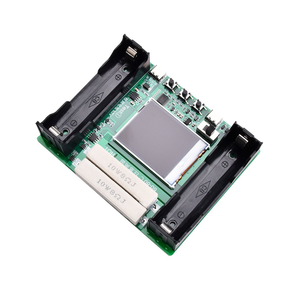 18650 Lithium Battery Capacity Tester Module MAh MWh Digital Battery Power Detector Module 18650 Battery Tester Type-C