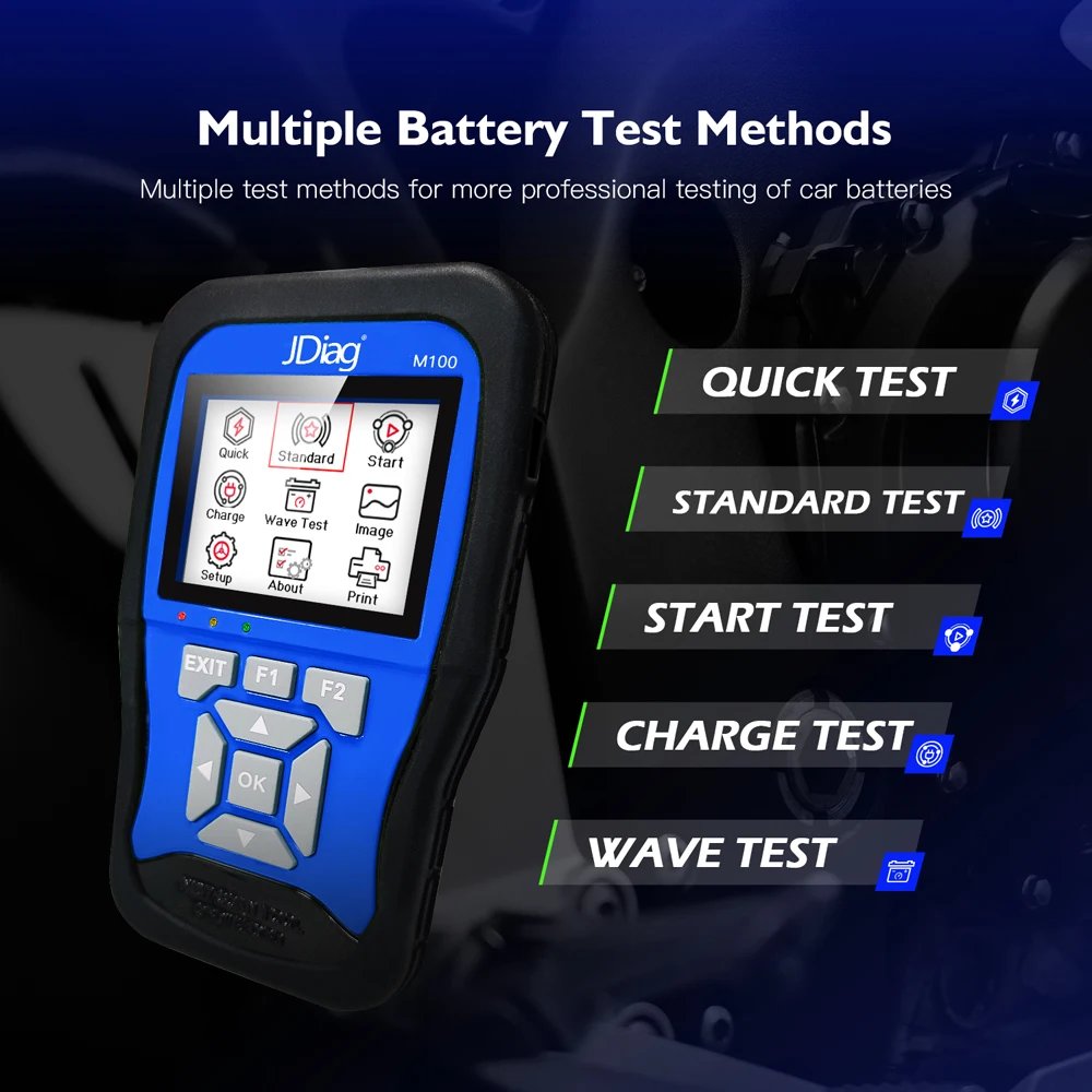 JDIAG TopDiag M100 Full Version Dual System Diagnostic Scanner Support Read/Erase Fault Codes Upgrade Moto Auto Diagnostic Tools
