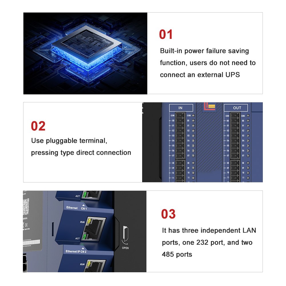High Performance industrial customized plc programming controller LC1200 codesys plc supplier for automation