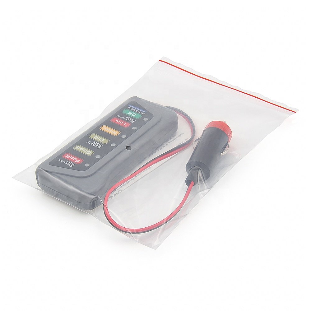 12V Digital Automotive Battery Voltage Tester Alternator OBD2 Scanner Auto Diagnostic Tool With 6 LED Lights for Cars