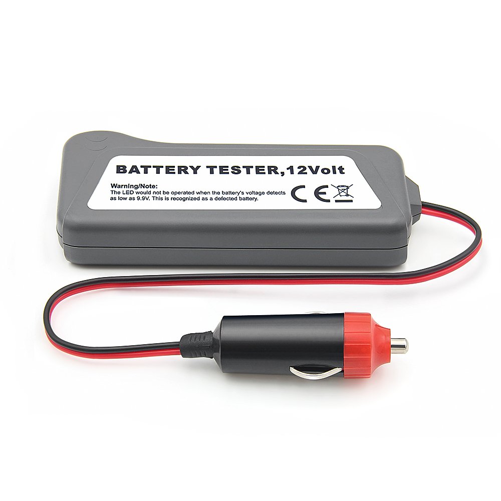 12V Digital Automotive Battery Voltage Tester Alternator OBD2 Scanner Auto Diagnostic Tool With 6 LED Lights for Cars