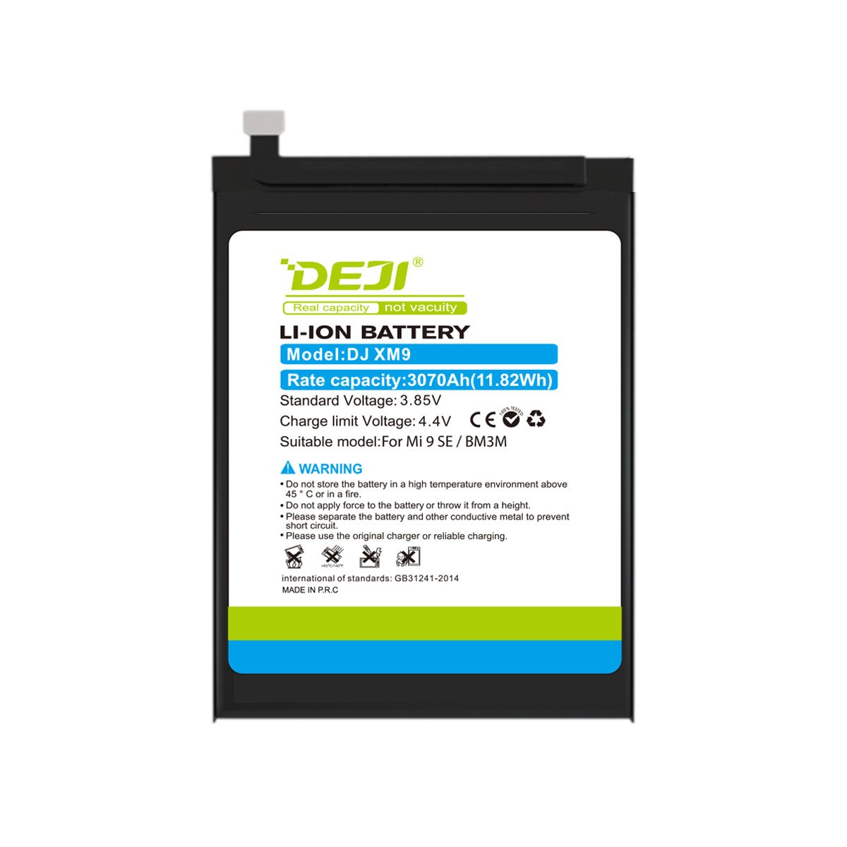 DEJI BM3M Battery For XiaoMi Mi 9 SE Mi9 SE 3070mAh cell phone battery suppliers