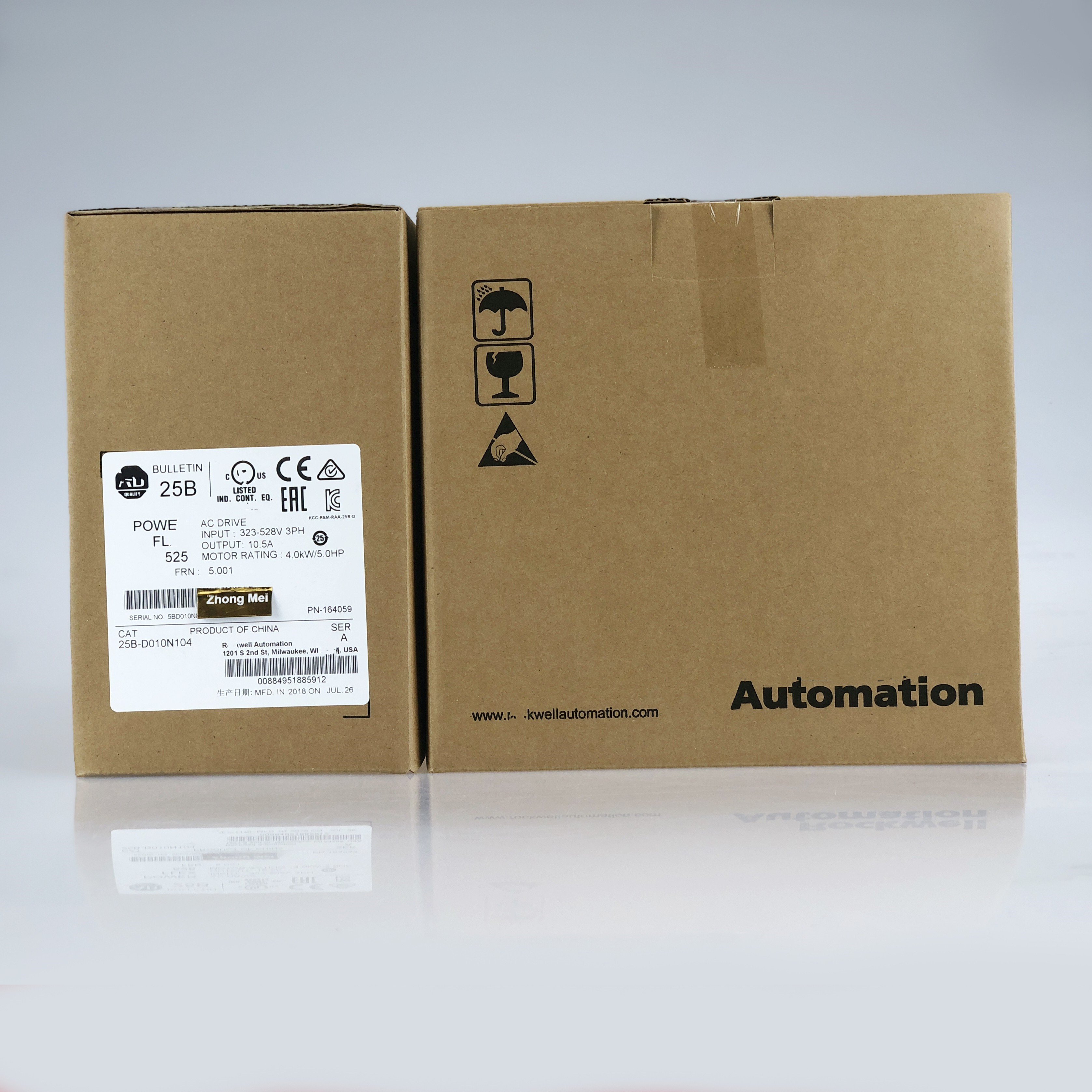 100% Original 25B-V6P0N104 Inverter VFD AC Drive PLC PAC & Dedicated Controllers