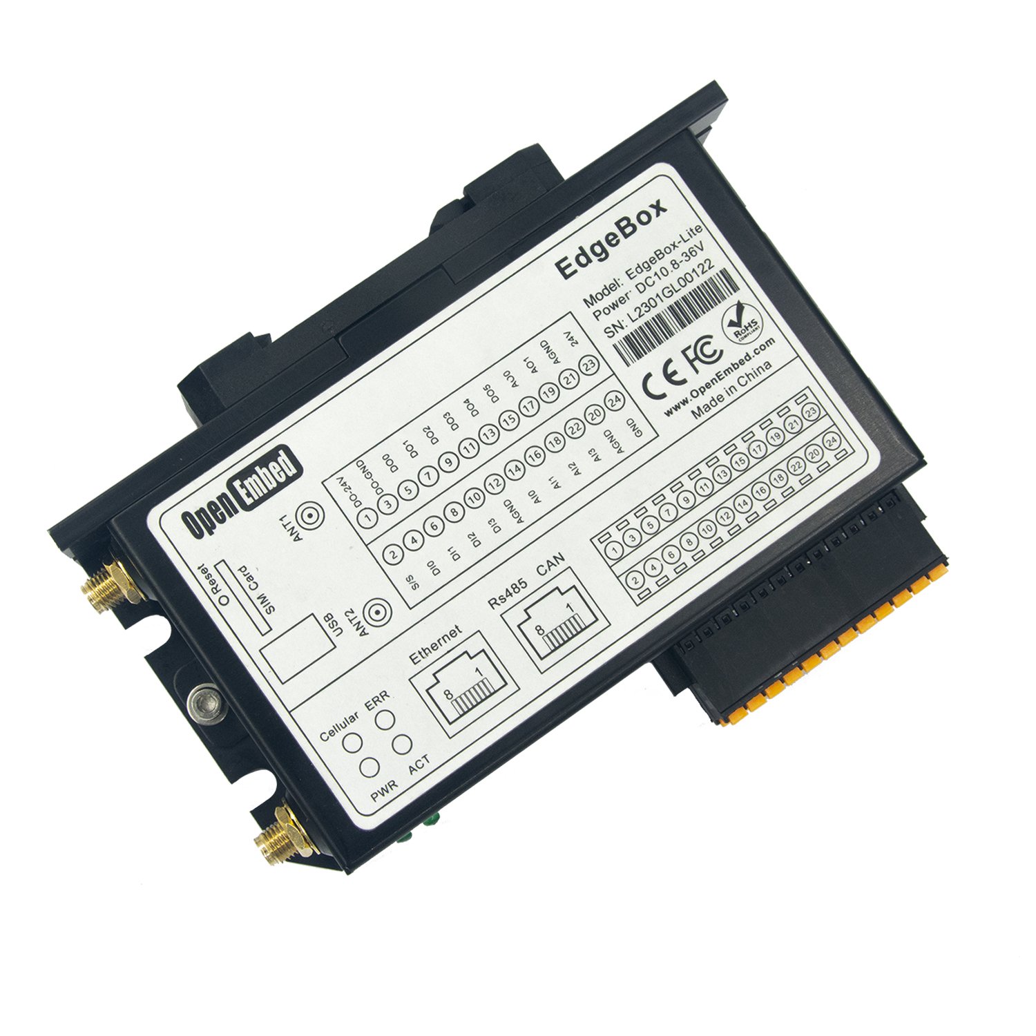 Openembed EdgeBox-Lite ESP32 based cost-effective mini PLC PAC Controller, Automation original new power inverter plc controller
