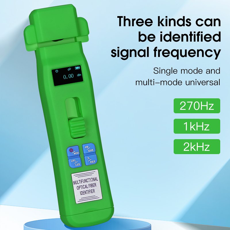 COMPTYCO MINI Charging Type Live Detector Identifier OFI+OPM+30mw VFL+LED 4 in 1 Tester SM MM fiber cable Optic Fiber Identifier