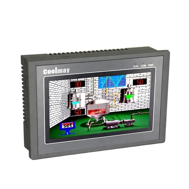 Coolmay 7inch HMI/PLC All In One NTC10K/NTC50K/NTC100K Temperature Controller EX3G-70KH-44MT