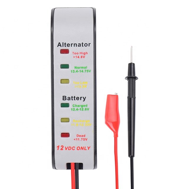Tonny DC 12V Battery Load Tester and Battery Alternator Tester ,Battery Analyzer for car