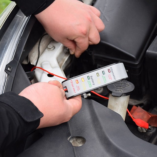 Tonny DC 12V Battery Load Tester and Battery Alternator Tester ,Battery Analyzer for car